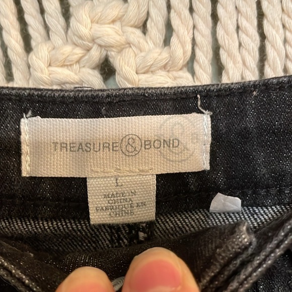 Black Midi Jean Skirt - Picture 6 of 6